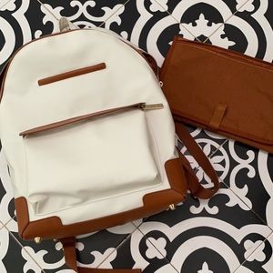 Honest Company Diaper bag + changing pad